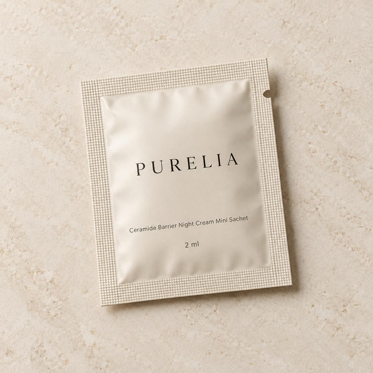 Purelia Ceramide Barrier Night Cream Mini Sachet