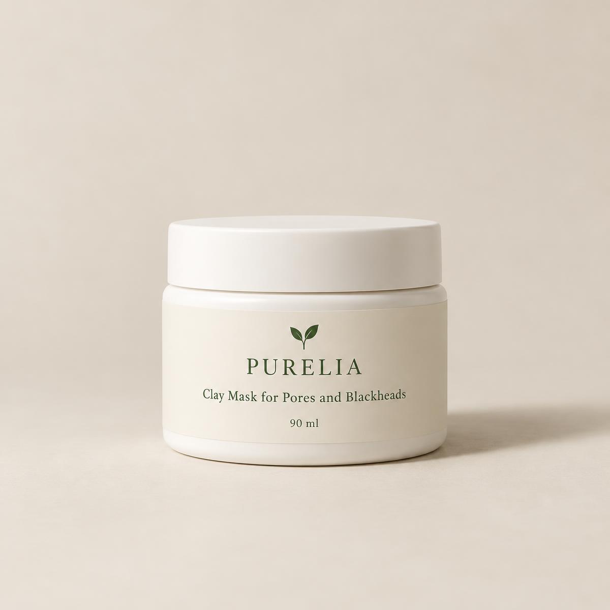 Purelia Clay Mask for Pores and Blackheads