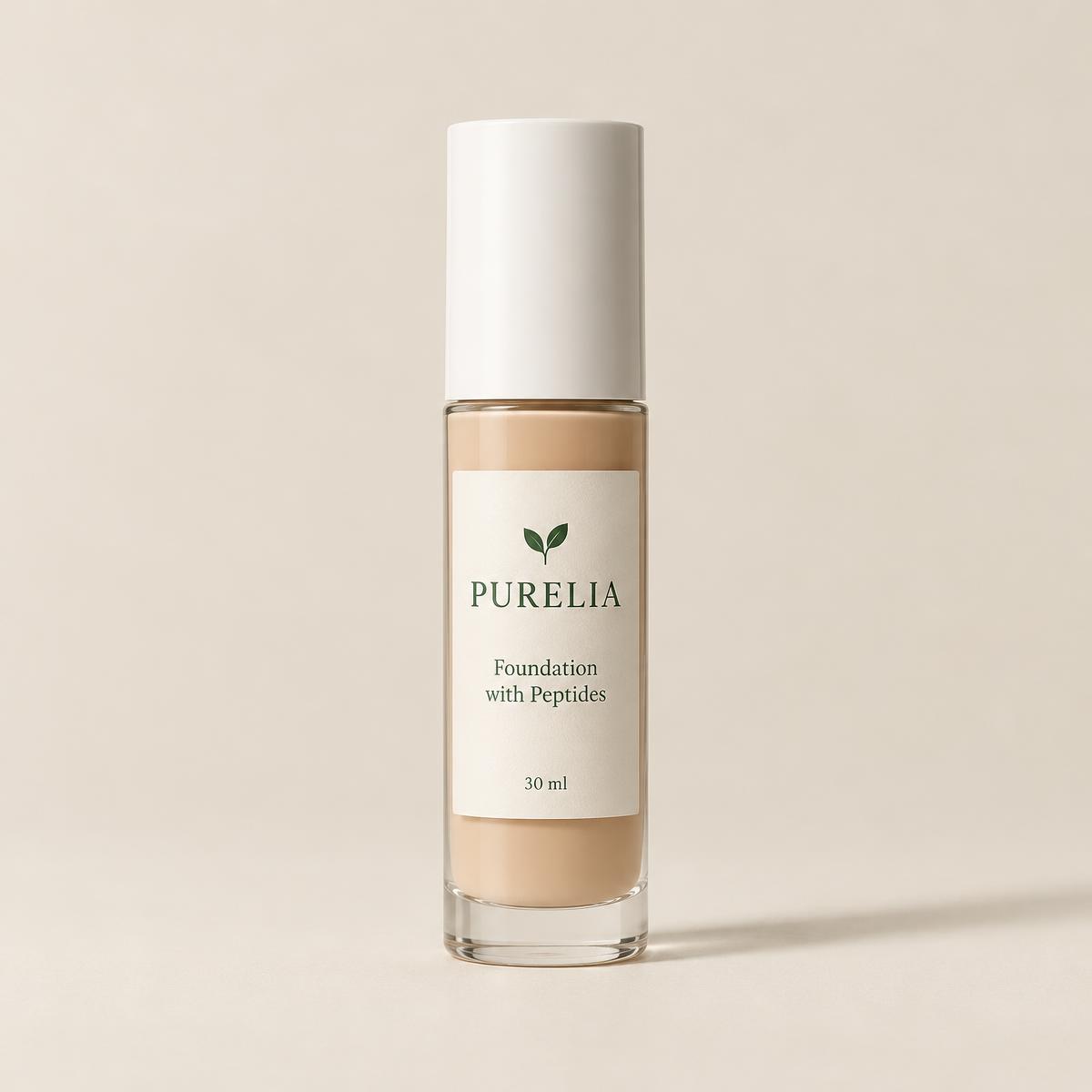 Purelia Foundation with Peptides, 40 Deep Neutral