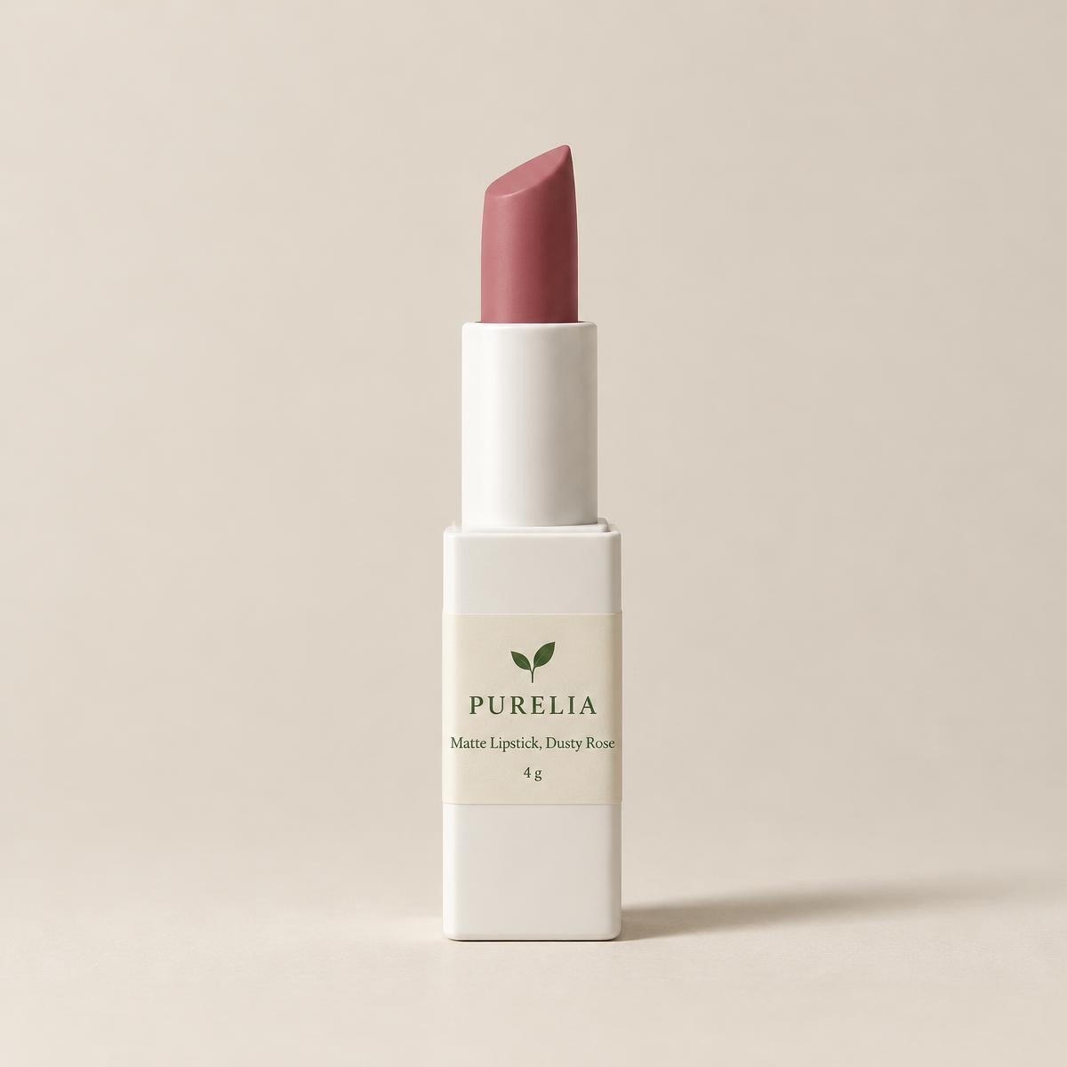 Purelia Matte Lipstick, Dusty Rose