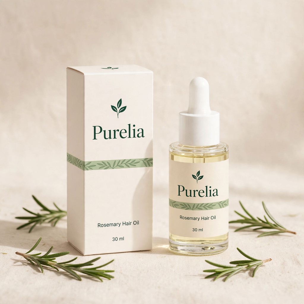 Purelia Rosemary Hair & Scalp Strengthening Oil