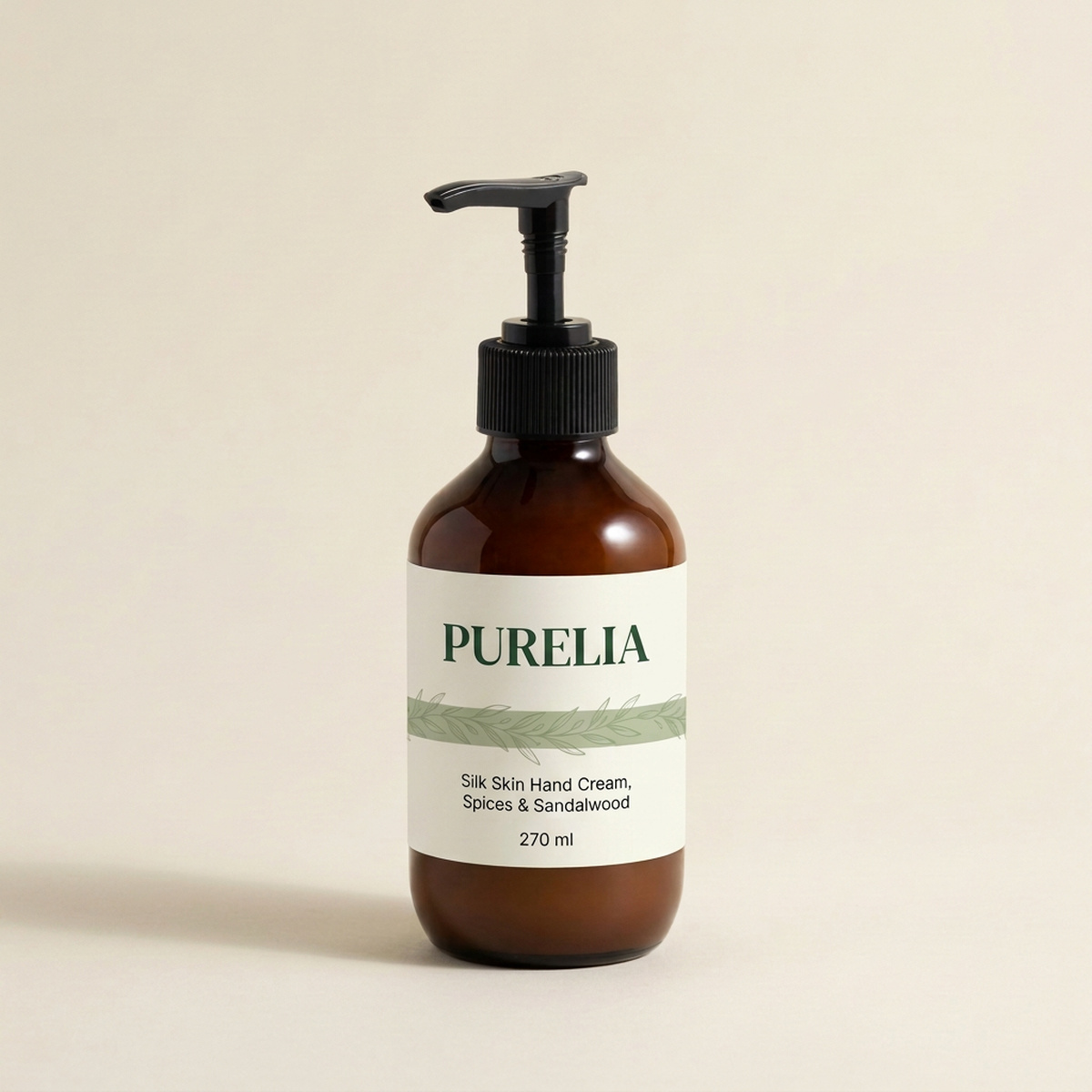 Purelia Silk Skin Hand Cream, Spices & Sandalwood