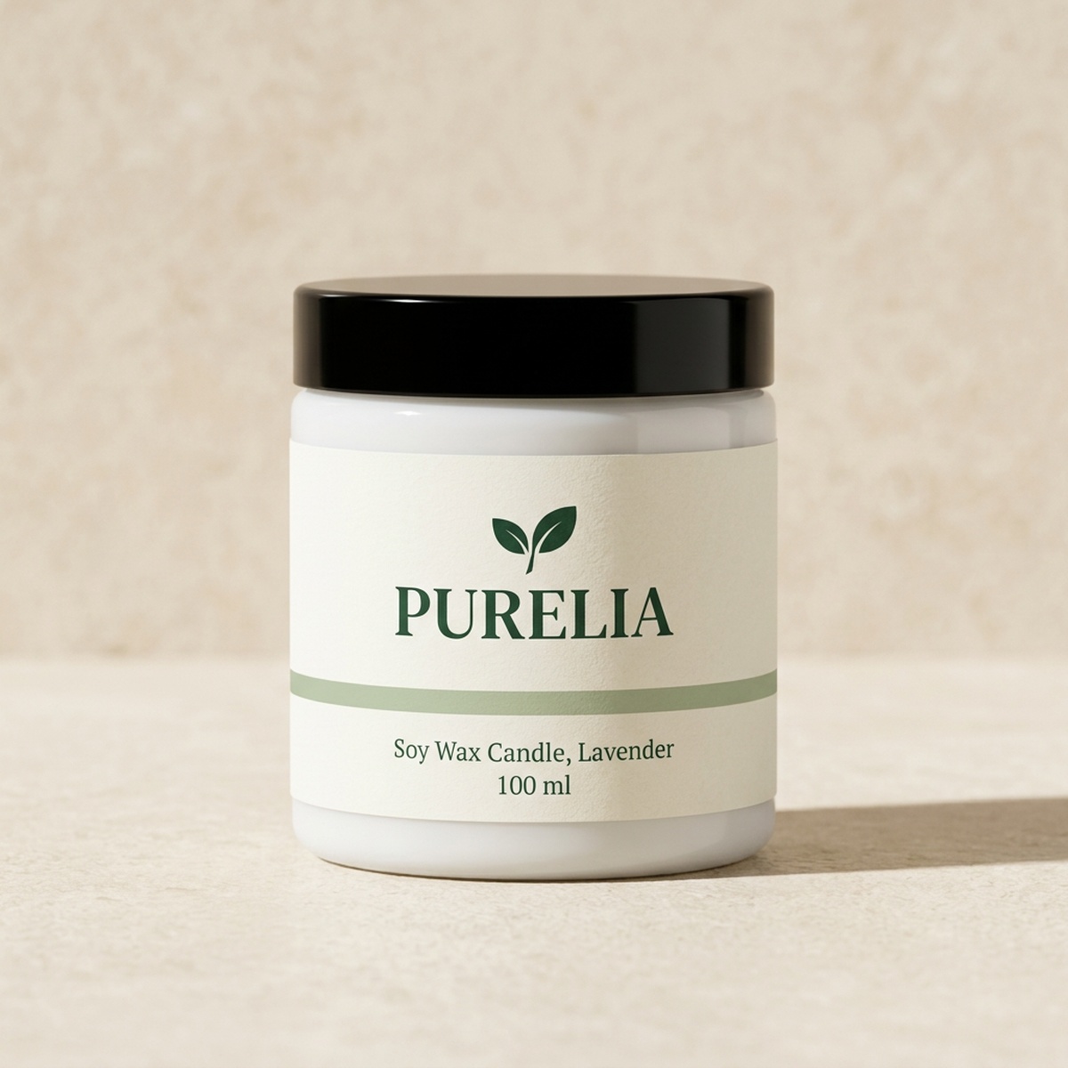 Purelia Soy Wax Candle, Lavender