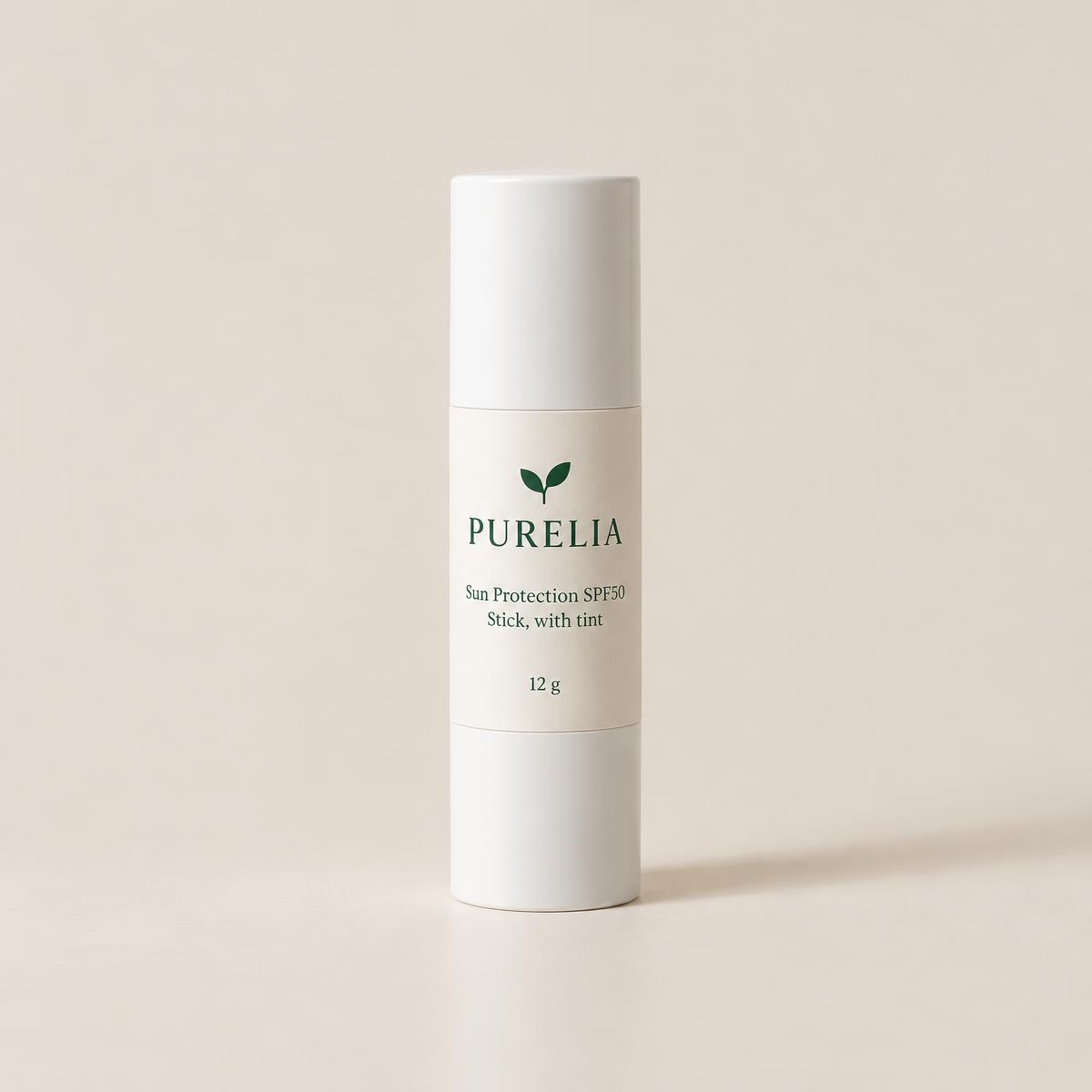 Purelia Sun Protection SPF50 Stick, with tint